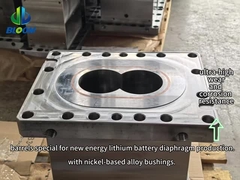 니켈 기반의 합금 부싱이 있는 배럴