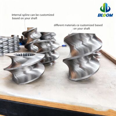 품질  Wear and Corrosion Resistant Twin Screw Extruder Parts with Customized Specifications and High Torque Capacity 공장