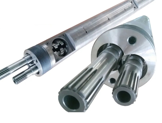 PVC 파이프 Bimetallic 쌍둥이 피침 나사 배럴 30mm 나사 거리