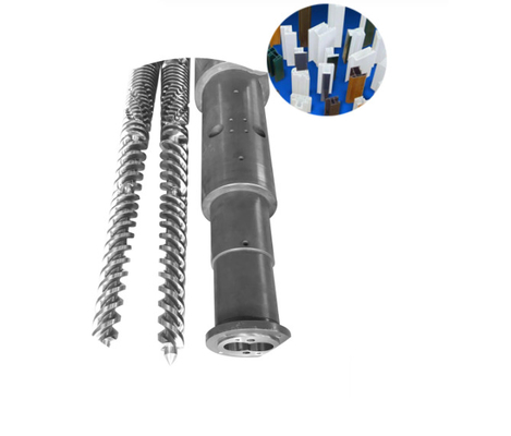 PVC 파이프 Bimetallic 쌍둥이 피침 나사 배럴 30mm 나사 거리