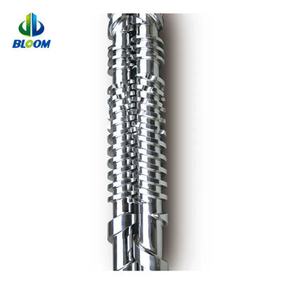 PVC WPC TPE TPU 생산을위한 Bimetallic 피침형 쌍둥이 나사 및 배럴