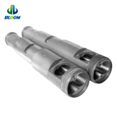 고 정밀성 Bimetallic 피침형 쌍 나사 배럴 플라스틱 및 고무 진압