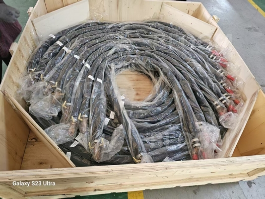 구리 케이블 및 와이어 스포트 용접 내구성 물 냉각 용접 액세서리 용접 기계에 대한 2차 케이블 휴대용
