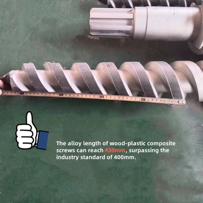 고 정밀 38CrMoAlA 피침형 트윈 스크루 배럴 플라스틱 및 고무 진압의 점진 압축