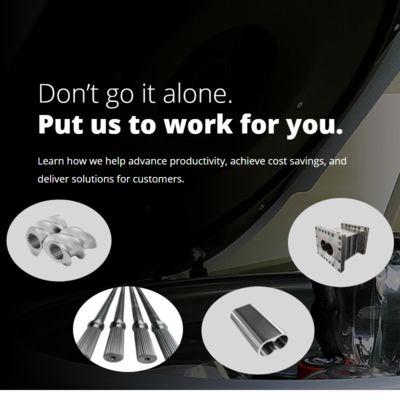 (PTR) W6 ultra-fine grain wear-resistant steel extruder parts Twin-Screw Extruder Thread Element Barrel and Shaft