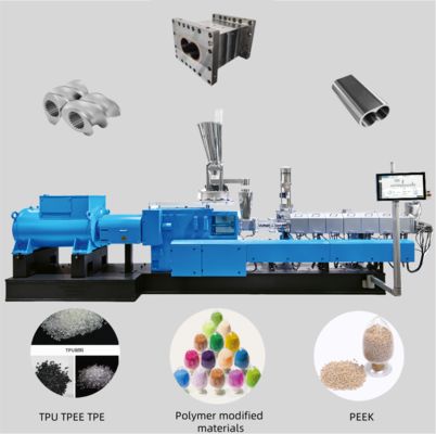 High Precision Twin Screw Elements with 38CrMoAl CR12MoV and W6542 Alloys for Polymer Compounding Extruders