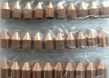 주문을 받아서 만들어진 크기 저항하는 점용접 전극 물자 모자 평지