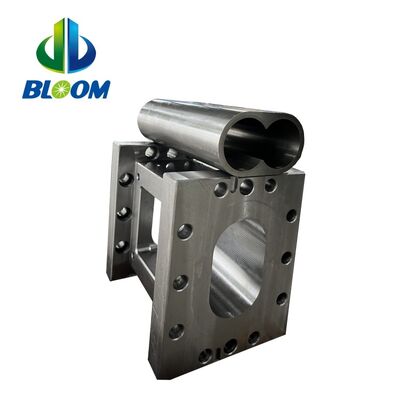 HIP Bimetallic Twin Screw Extruder Barrel 58-62HRC 강도와 PM-HIP WR14 재료 ISO9001 인증