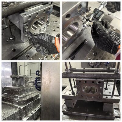 플라스틱 컴파운딩 압출기용 내마모성 고강도 니켈 합금 트윈 스크류 배럴