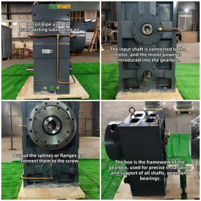 SJ SZ65 시리즈 고토크 정밀 동기 작동 압축기 플라스틱 나사 압축기용 변속기