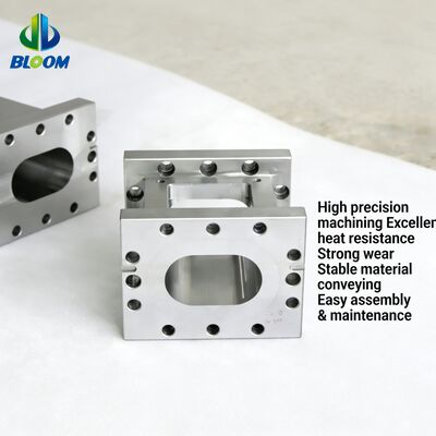 니켈 알로이 비메탈 엑스트루더 나사 및 배럴 PP PET PVC ABS 플라스틱 엑스트루더에 대한 마모 저항과 고온 내성을 갖춘