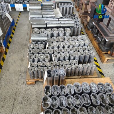 듀인 스크루어 엑스트루더의 노트 저항성을 향상시키기 위해 Ni60 합금 라인러와 함께 부식 저항성 엑스트루더 스크루 배럴