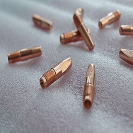 Binzel/Trafimet/Miller/Kemppi/OTC/Fronius/ESAB/Lincoin/Panasonic 브랜드 CuCrZr 접촉 팁 M6/M8에 적용