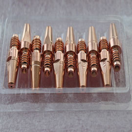 Binzel/Trafimet/Miller/Kemppi/OTC/Fronius/ESAB/Lincoin/Panasonic 브랜드 CuCrZr 접촉 팁 M6/M8에 적용